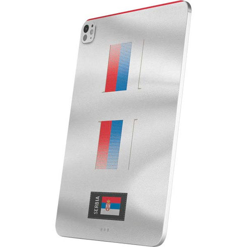 Serbia Soccer Flag iPad Pro 13in M4 (2024) Skin